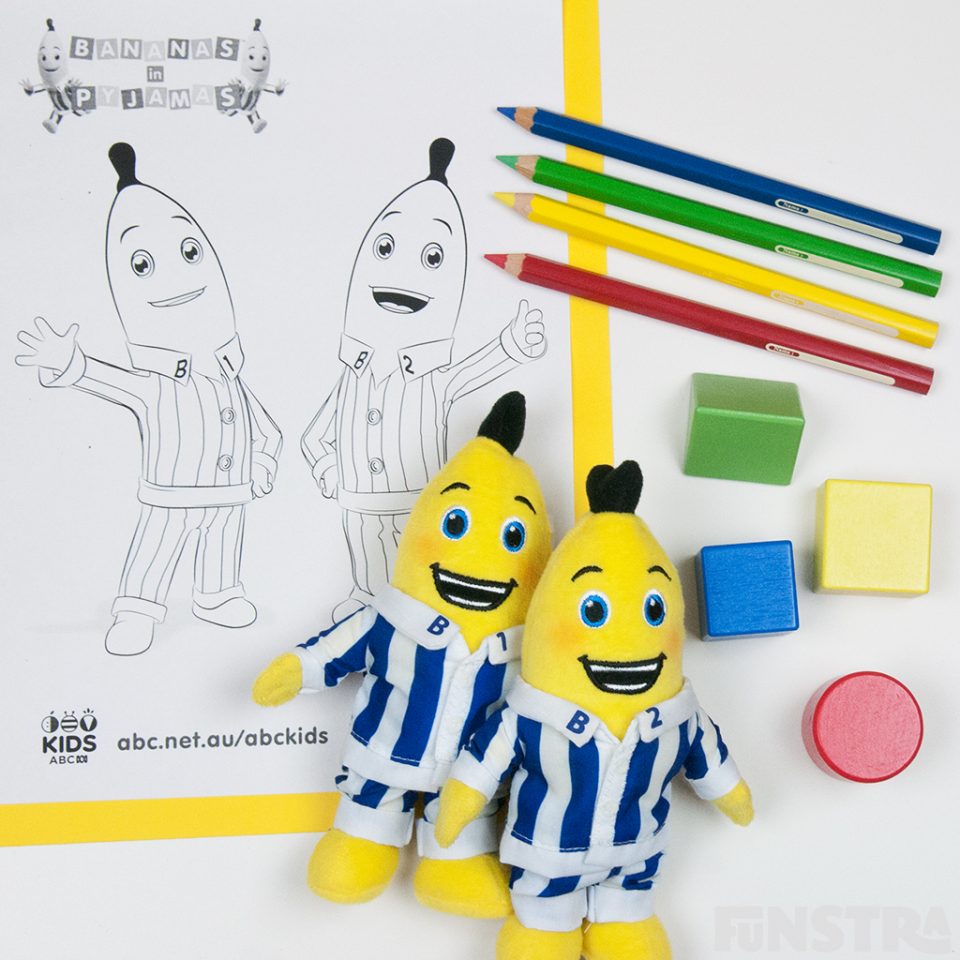 Bananas in Pyjamas Coloring Fun