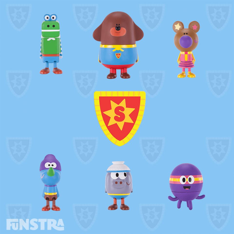 Hey Duggee Super Hero Figurines