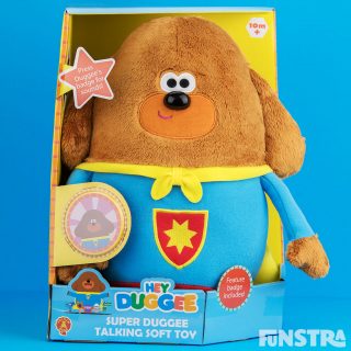 Super hero plush talking electronic toy