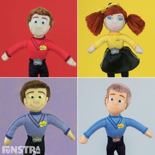 Simon, Emma, Lachy and Anthony - Wiggles Stuffed Toys