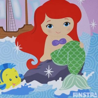 The Little Mermaid and Flounder