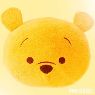 Collect the Pooh bear from the Tsum Tsum mini plush Winnie the Pooh collection by Disney.