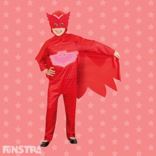 Meet PJ Masks' Owlette, the pyjama clad hero who is a school girl by day, superhero by night! Amaya is an auburn-haired child who transforms into a red owl with wings and super powers when she puts on her pyjamas and activates her animal amulets.