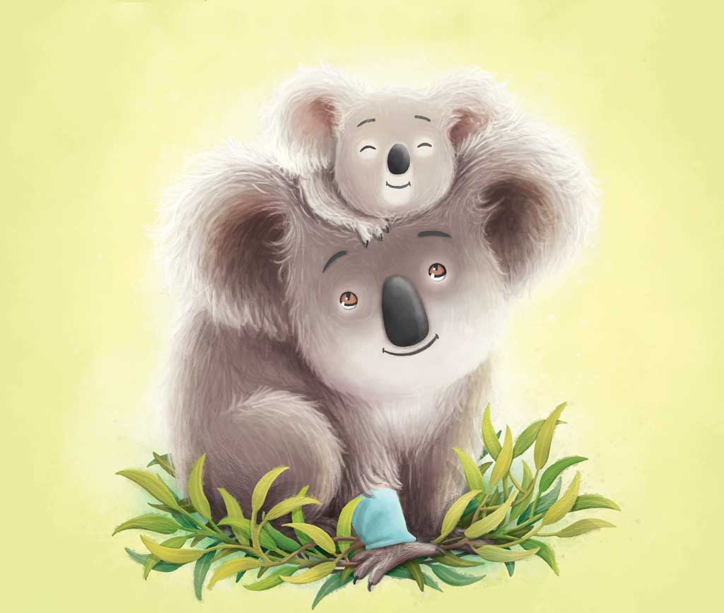 Koala Bear And Baby by English School