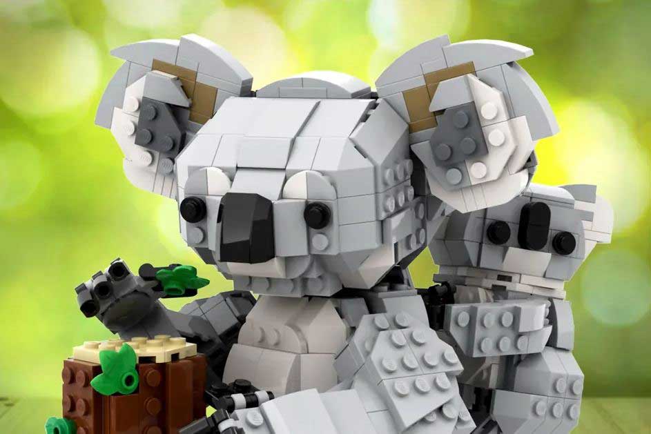 Building & Construction, Koalas: Build the Cutest Koala Figures with LEGO -  Funstra