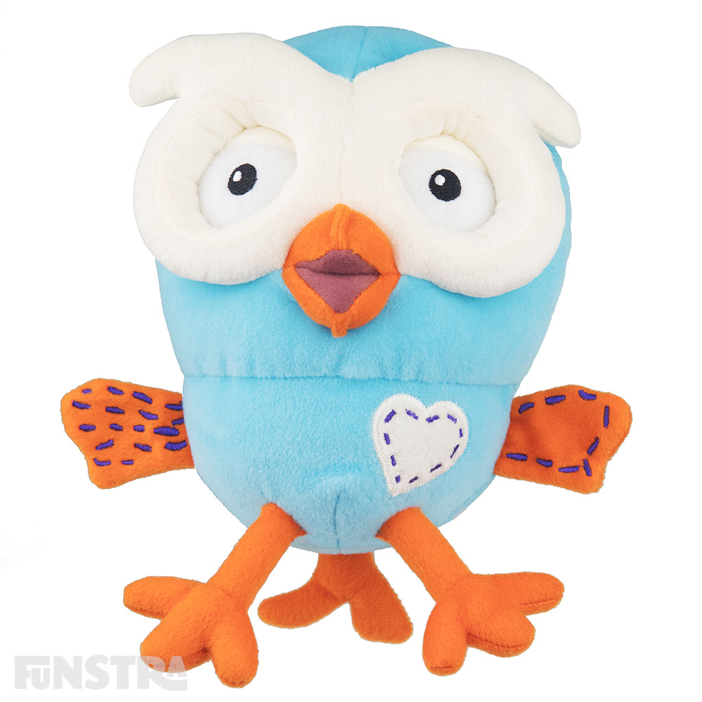 NEW ABC Kids Giggle /& Hoot Beanie Toy Hoot Soft Owl Plush Fun Hoot Hoot Go Gift!