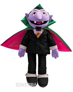 The lovable and huggable Count doll from the Sesame Street GUND plushy collection is mysterious but friendly vampire-like muppet, and will surely brighten any day!