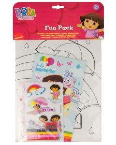 Join Dora on fun activities in this pack containing coloring pages, pencils and stickers.