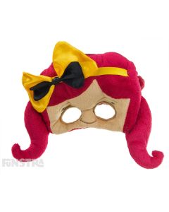 Bowtiful! The Emma face mask features the yellow Wiggle's signature bow is a perfect accessory to complete your Emma costume.