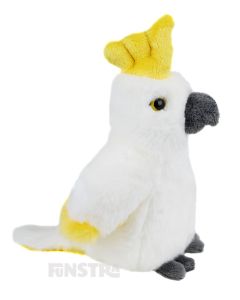 Lil Friends Cockatoo is a cute, soft and cuddly stuffed animal for kids that love the Sulphur-crested cockatoos and parrots of Australia. The cockatoo plush toy is a fabulous little friend that can bring joy and happiness to children, made by Korimco.