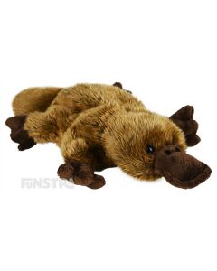 The platypus hand puppet offers lots of fun and entertainment for children that love the duck-billed platypus as they tell stories and puppeteer this iconic Australian animal puppet.