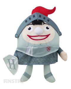Create your own fairtale with the Knight Humpty doll, dressed in his knight in shining armor costume.