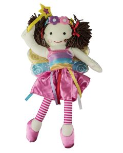With wand in hand, Jemima is a fairy wearing her beautiful costume with wings.