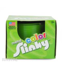 Metal Color Slinky Toy Green