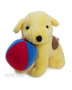 Spot loves to play with his ball and this fun mini beanie plush toy is a wonderful companion for children to read the story books or watch the TV shows of Spot's adventures.
