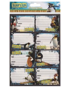 Surfs Up Stickers Book Labels