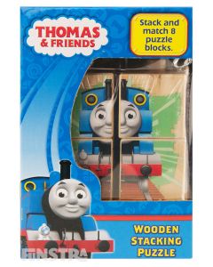 Stack and match eight puzzle block of Thomas the Tank Engine and friends with this fun wooden stacking puzzle.