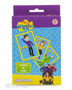 Join the Wiggles in this fun game of Snap with 36 playing cards.