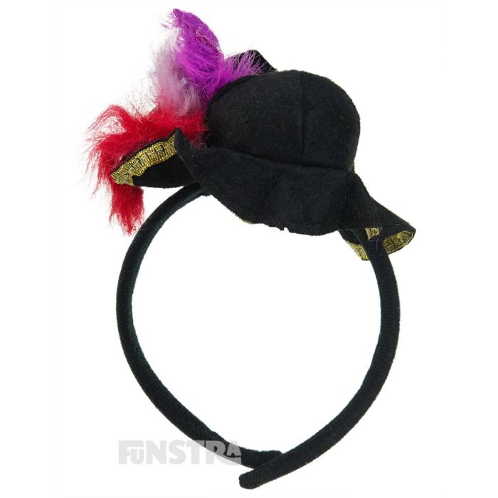 With the friendly pirates' pirate hat and feathers attached, the headband makes a great accessory to complete your Captain Feathersword costume.
