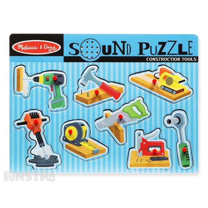 8pc for sale online Melissa & Doug Around The House Sound Puzzle Set 
