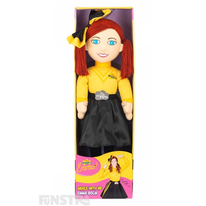 Dance and sing with your favourite yellow Wiggle with this extra large doll.