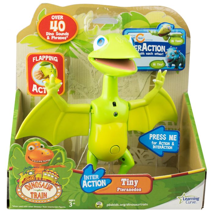 Enjoy the ultimate Dinosaur Train experience with Tiny and his Inter Action robot friends.