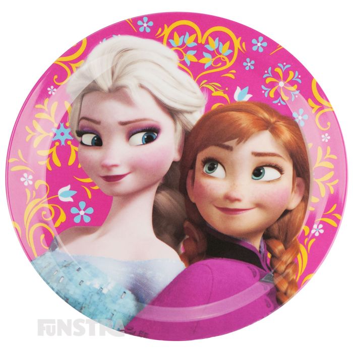 Disney Frozen Plate Anna Elsa Olaf By Zak NEW 