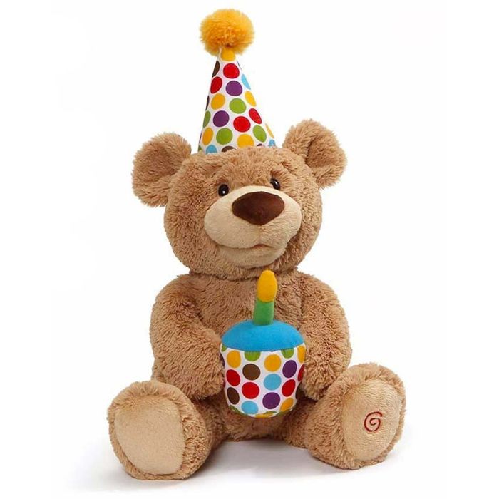 GUND: Happy Birthday Animated Teddy Bear Plush Toy - Funstra