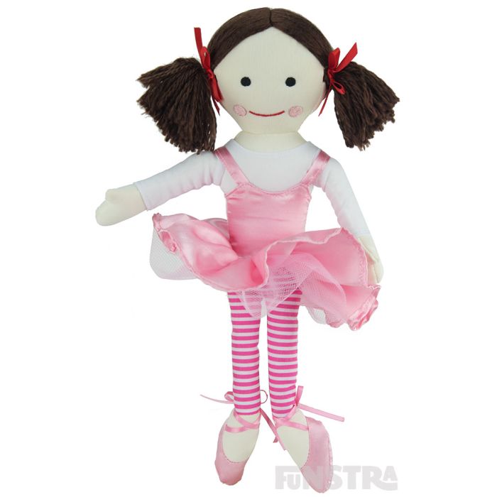 Twirl and dance with the Jemima doll, dressed in her ballerina tutu.