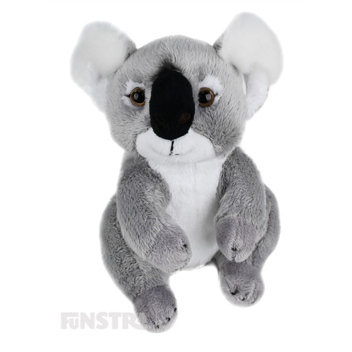The Koala plush toy from the Aussie Pals plushie collection is a cute and cuddly little friend for children that love koalas and other furry native friends of Australia.