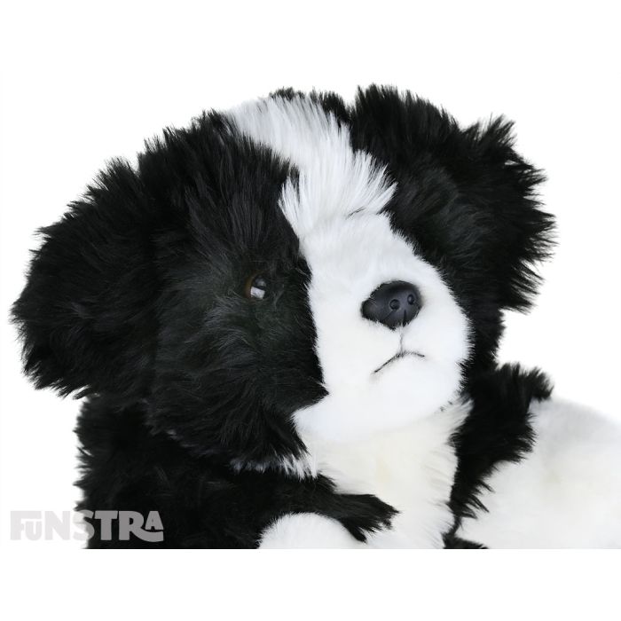 12" Border Collie puppet BORDER COLLIES dog hand puppet dogs plush puppets dogs 