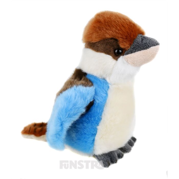 Lil Friends Kookaburra is a cute, soft and cuddly stuffed animal for kids that love the laughing kookaburras and birds of Australia. The Kookaburra plush toy is a fabulous little friend that can bring joy and happiness to children, made by Korimco.