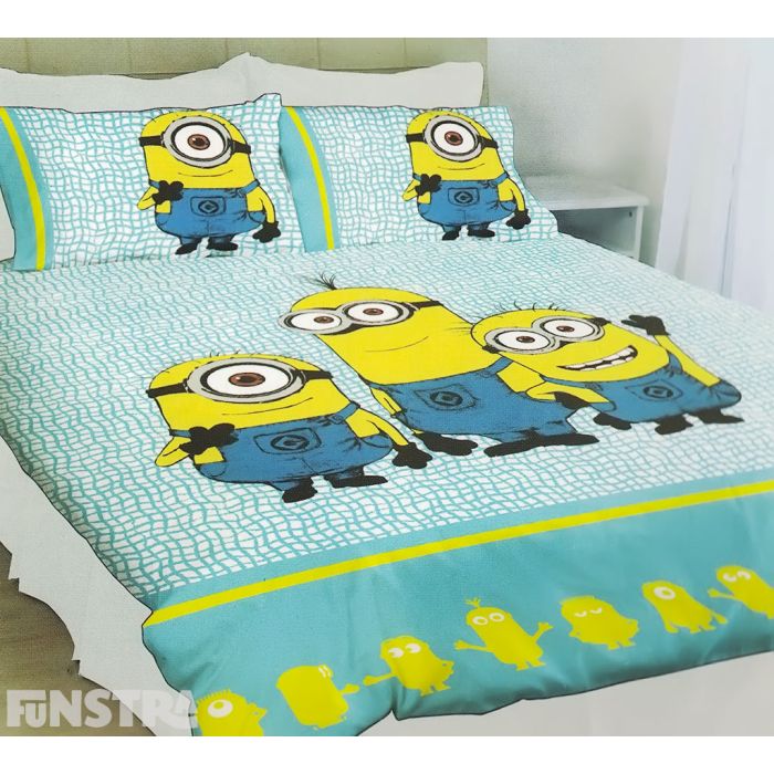 Minions 2 Despicable Me Single Quilt Cover & Pillowcase Set Licensed 