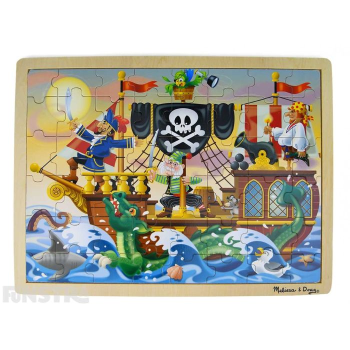 Pirates Jigsaw Puzzle - Education Adventure Learning Children