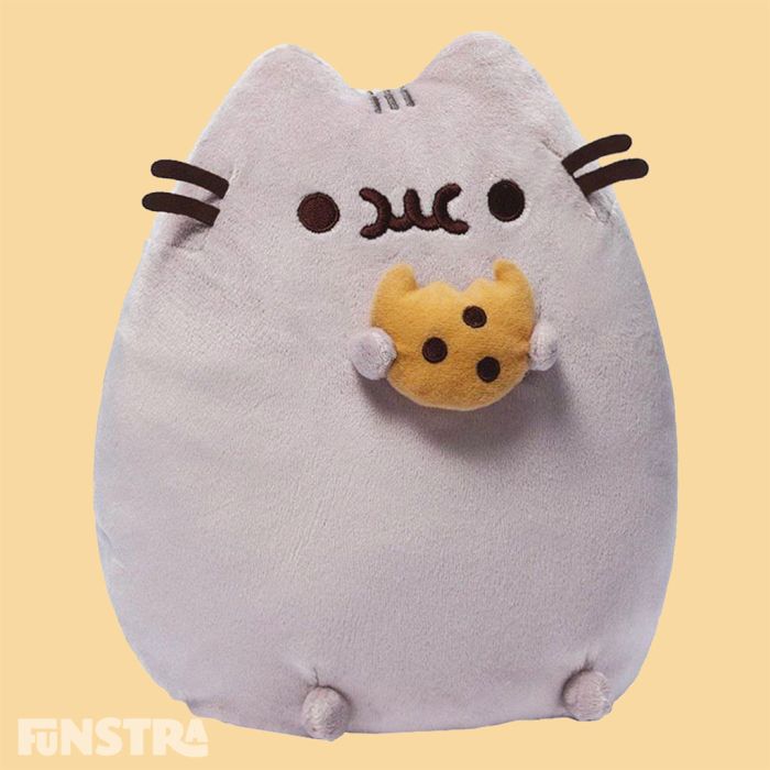 24cm Pusheen The Cat Pusheen With Cookie Plush Soft Toy Children's gift UK 