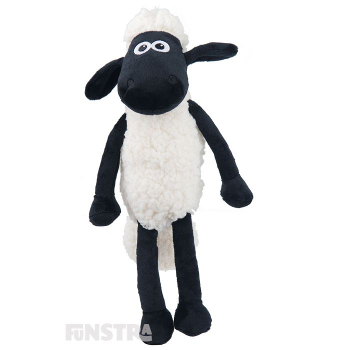 Shaun The Sheep 61173 Plush Cuddly Toy Black and White for sale online 