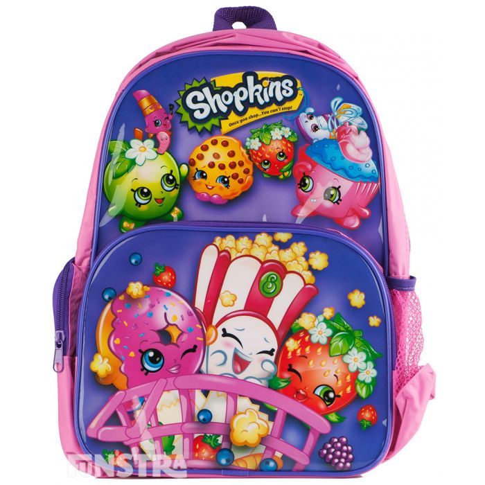 Once you shop... You can't stop! It's a super sweet backpack of all your favorite grocery characters