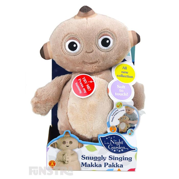 In the Night Garden: Snuggly Singing Makka Pakka Interactive Soft Toy - Funstra