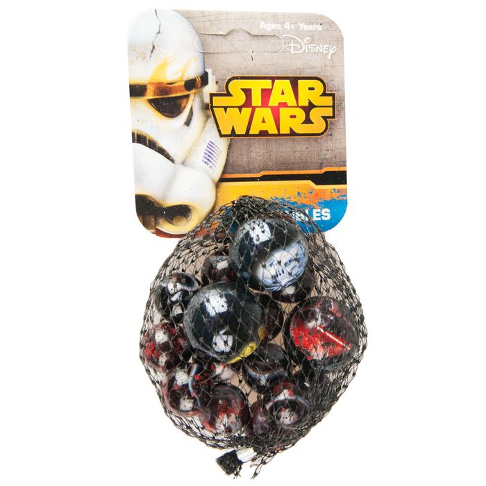 Set of 6 Star Wars Glass Marbles 