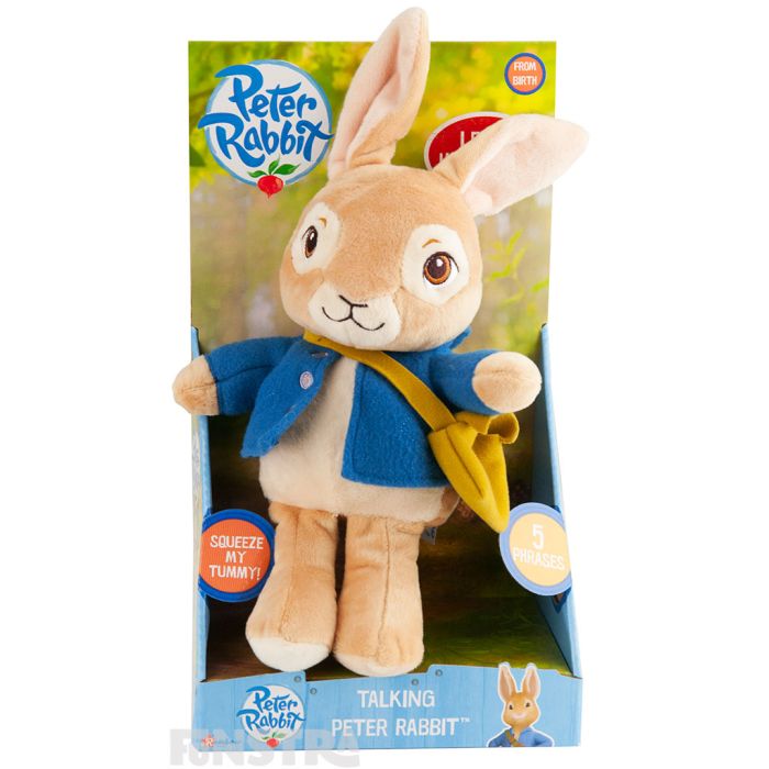 Peter Rabbit: Talking Plush Interactive Soft Toy - Funstra