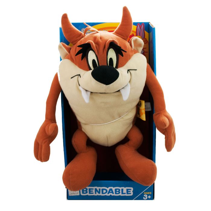 Looney Tunes Taz 9" Big Head Plush Dog Toy 