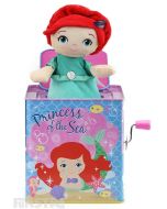 The princess of the sea, Ariel, pops out of Disney Princess jack in the box, offering plenty of fun and entertainment with this beautiful Disney Baby classic toy that will put a smile on little faces.