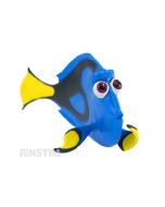 'Just keep swimming...' Dory is a blue-tang fish who suffers from short-term memory loss and is a fun toy for imaginative play and makes a cute cake topper for your Finding Dory party.