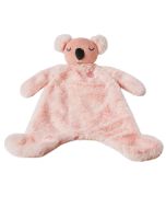 Kayla the koala security blanket is pink and an adorable companion, soother and comfort object for infants.