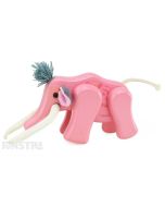 Wooden Mammoth Toy Figure
