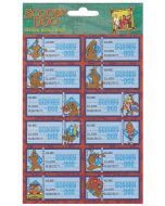 Scooby Doo Stickers Book Labels