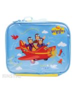Anthony, Emma, Simon and Lachy are in the Big Red Plane and singing 'Do the Propeller' on the lunch bag.
