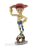 It's Jessie the Yodeling Cowgirl from Toy Story, a vintage pull string cowgirl toy and former member of Woody's Roundup Gang.