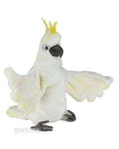 Hansa Creation Realistic Sulphur-crested Cockatoo Puppet