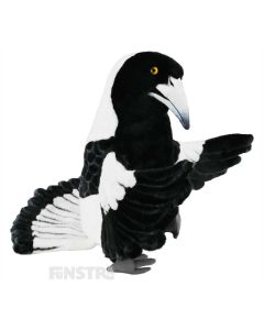 Hansa Creation Realistic Magpie Puppet